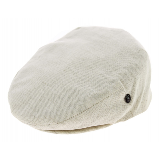 Kid's Flat Cap Borély Linen Beige - City Sport