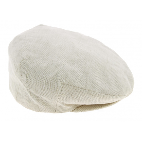 Kid's Flat Cap Borély Linen Beige - City Sport