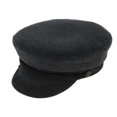 Casquette Marin Prinz Heinrich Laine Anthracite - Traclet Reference : 4088 | Chapellerie Traclet