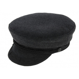 Prinz Heinrich Anthracite Wool Sailor Cap - Traclet