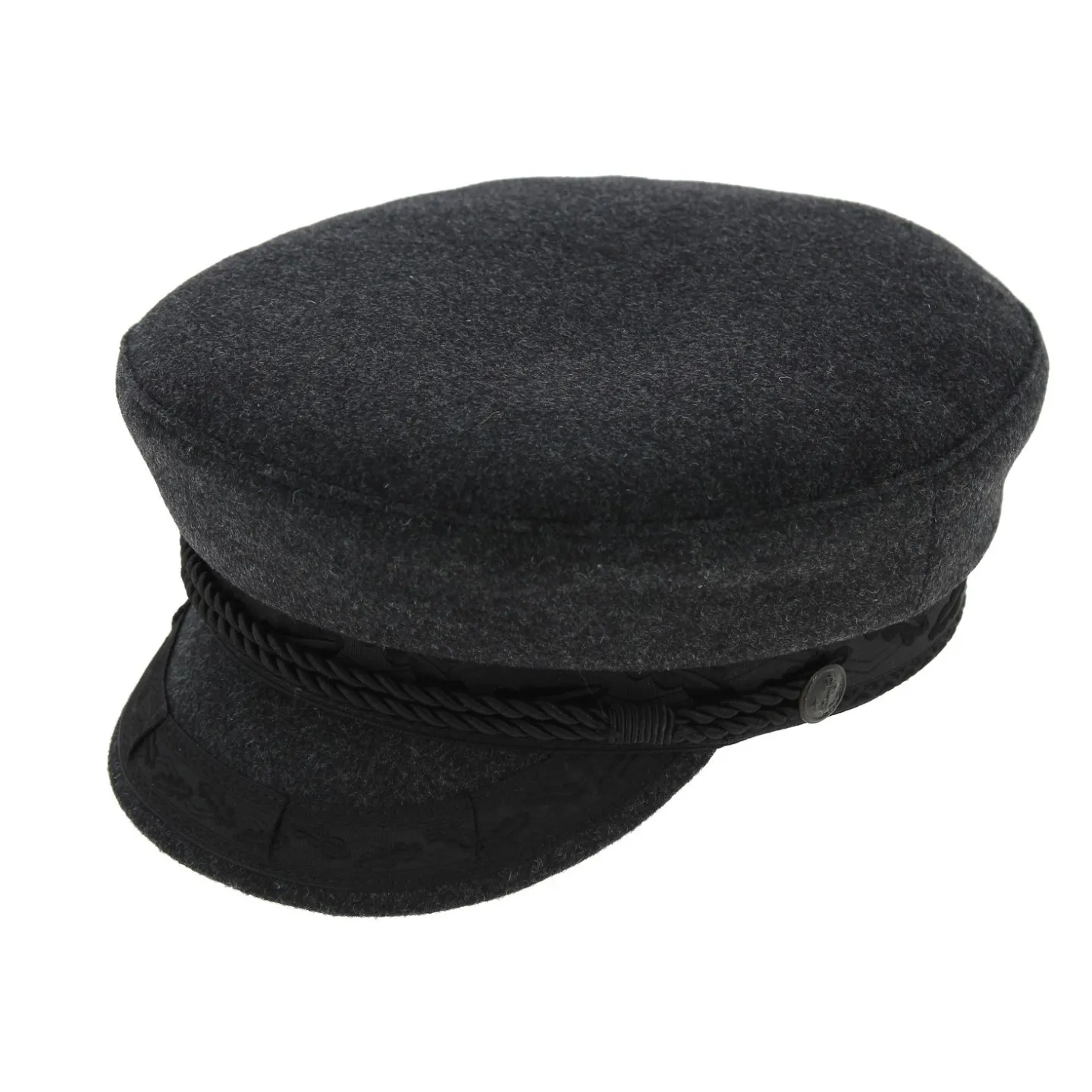 Casquette Marin Prinz Heinrich Laine Anthracite - Traclet Reference : 4088 | Chapellerie Traclet