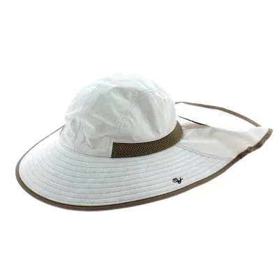 Chapeau Cache-Nuque Haute Protection Beige - Soway Reference : 6841 | Chapellerie Traclet