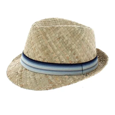 Chapeau Trilby Enfant Cliff Bleu Ciel  Reference : 4612 | Chapellerie Traclet