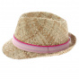 Trilby Cliff Pain Fushia hat 