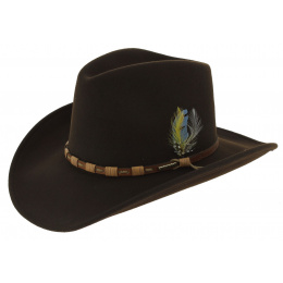 Cowboy hat - KEELINE Marron