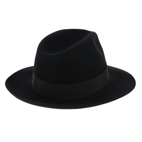 black felt hat