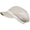 Casquette gavroche Liberty coton beige Reference : 3728 | Chapellerie Traclet