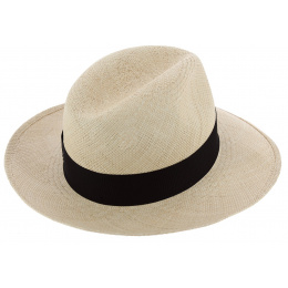 Borsalino NewMan Panama Natural Fedora Hat