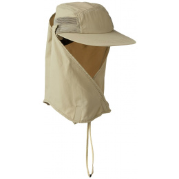 The Trek olive neck guard cap