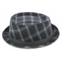 Checked Trilby / Pork Pie hat - Traclet