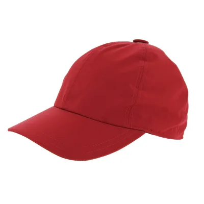 Casquette Baseball Strapback Run Gore Tex Rouge - Seeberger Reference : 4127 | Chapellerie Traclet