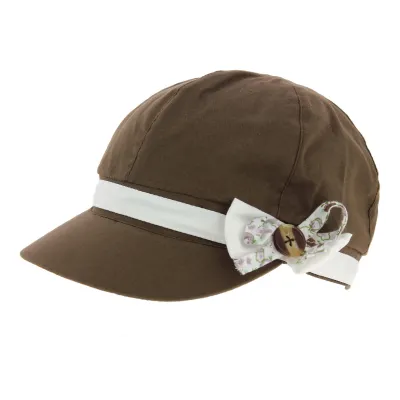 Casquette Gavroche Bohemia Rétro Coton Marron - Traclet Reference : 1882 | Chapellerie Traclet