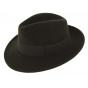Vanador Waterproof Wool Felt Fedora Hat Olive - Traclet