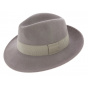 Fédora Grey Vanador Wool Felt Hat - Traclet