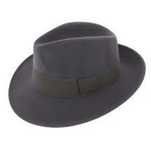 Chapeau Fédora Imperméable Feutre Laine Vanador Anthracite - Traclet Reference : 7252 | Chapellerie Traclet
