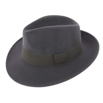 Chapeau Fédora Imperméable Feutre Laine Vanador Anthracite - Traclet Reference : 7252 | Chapellerie Traclet