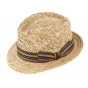 Varadero Natural Straw Trilby Hat - Traclet