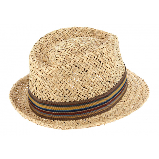 Chapeau Trilby Varadero Paille Naturel - Traclet