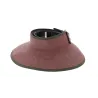 Capeline paille sans fond rose- chapeau femme Reference : 7528 | Chapellerie Traclet