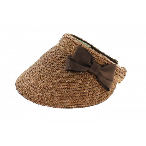 Flechet burnt bread straw visor
