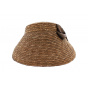 Flechet burnt bread straw visor