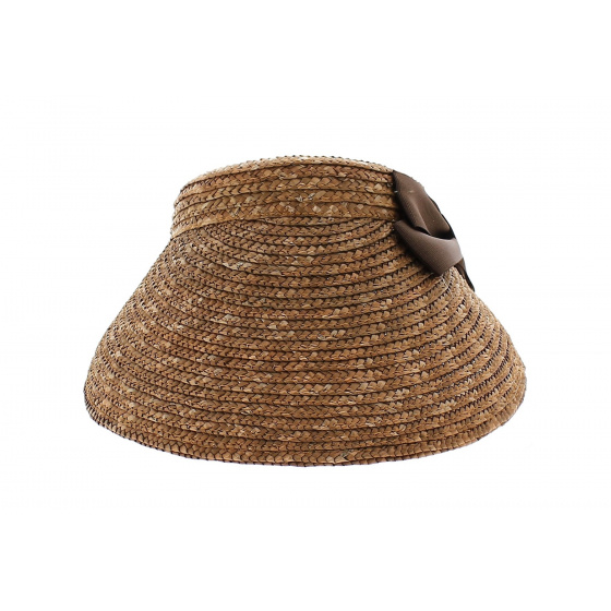 Flechet burnt bread straw visor