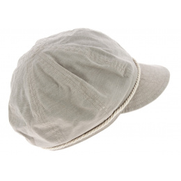 Casquette Gavroche Asmara Été Lin & Coton Beige - Wegener