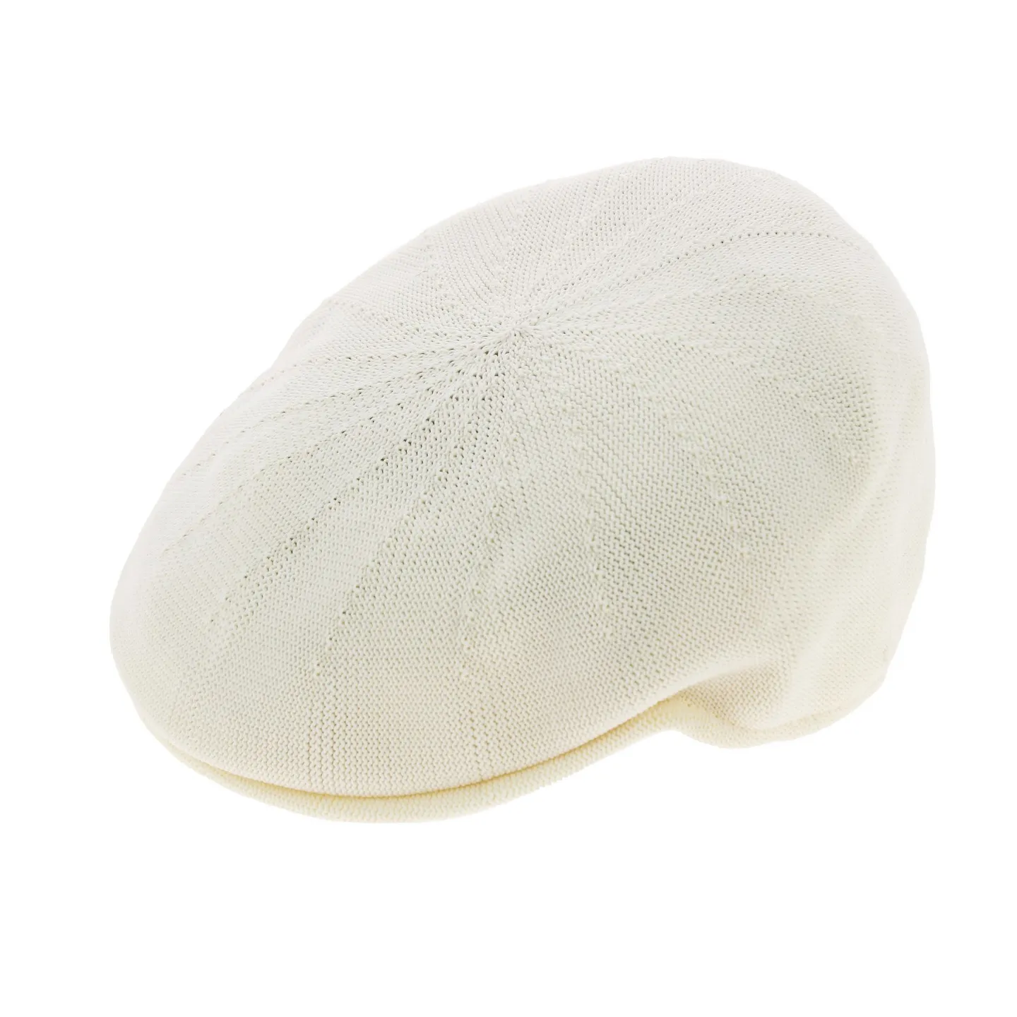 White Off-White Flat Golfer Cap - Broner Reference: 2052 | Traclet Hat Shop