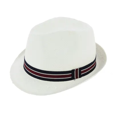 Carpinetto White Paper Straw Children's Hat - Crambes Reference: 6887 | Traclet Hat Shop