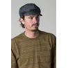 Retro Montreal Cap Marlon Brando Style Blue Denim - Brixton Reference: 3029 | Traclet Hat Shop