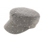 Malden Cotton & Linen Summer Army Cap Gray - Kangol