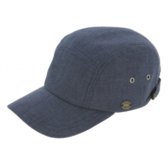 Blue Cotton Hipster Baseball Cap - Mtm