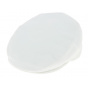 Waterproof Flat Cap Wavre White - City Sport