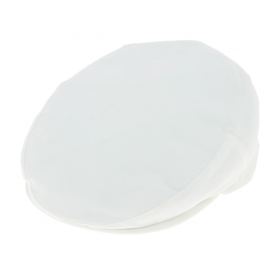 Waterproof Flat Cap Wavre White - City Sport