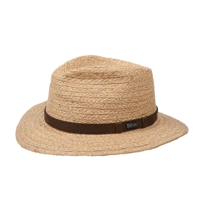 Chapeau traveller Obama Raffia - Hatland Reference : 7573 | Chapellerie Traclet