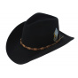 Cowboy hat - KEELINE Black
