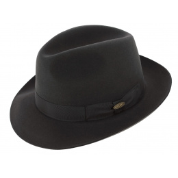 Black Bogart Fedora Hat - Flechet