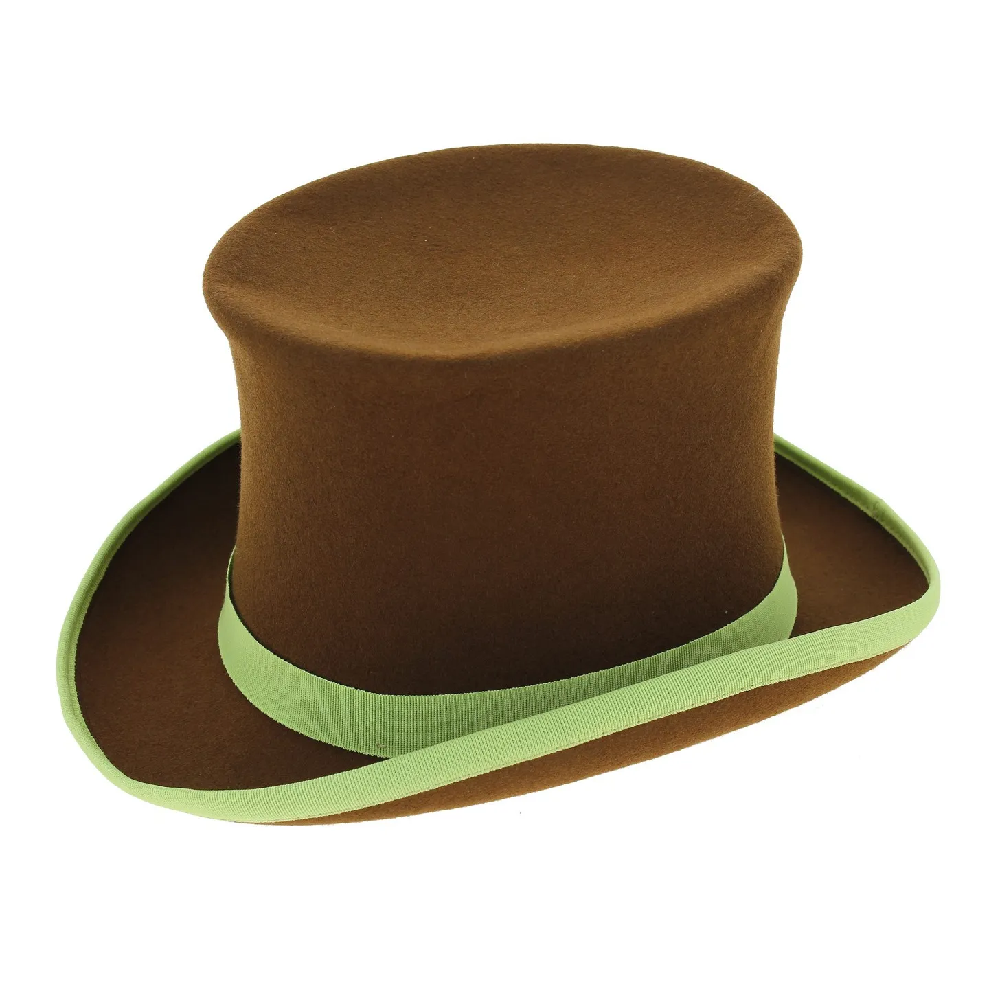 Chapeau Haut de Forme Hatta Feutre Laine Marron - Traclet Reference : 3005 | Chapellerie Traclet