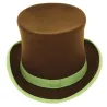 Brown Wool Felt Hatta Top Hat - Traclet Reference: 3005 | Traclet Hatmakers