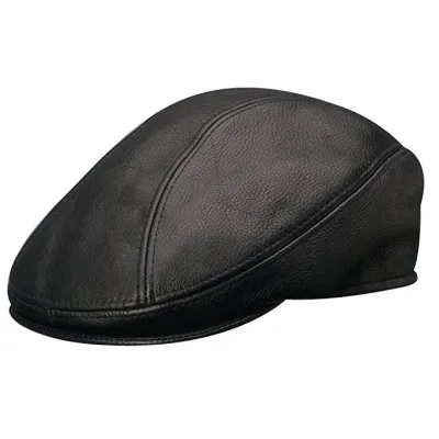 Casquette cuir Tanque Stetson - 99 euros  boutique stetson Reference : 7584 | Chapellerie Traclet