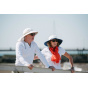 Beige High Protection Neck Cover Hat - Soway