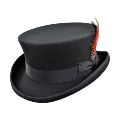 Black Deadman top hat Reference: 6896 | Traclet Hat Shop