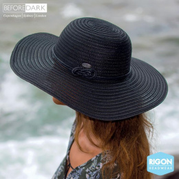 Capeline Margan Polyester Noir - Rigon Headwear