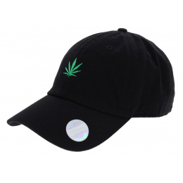 Hemp Cotton Black Strapback Cap - Kbethos
