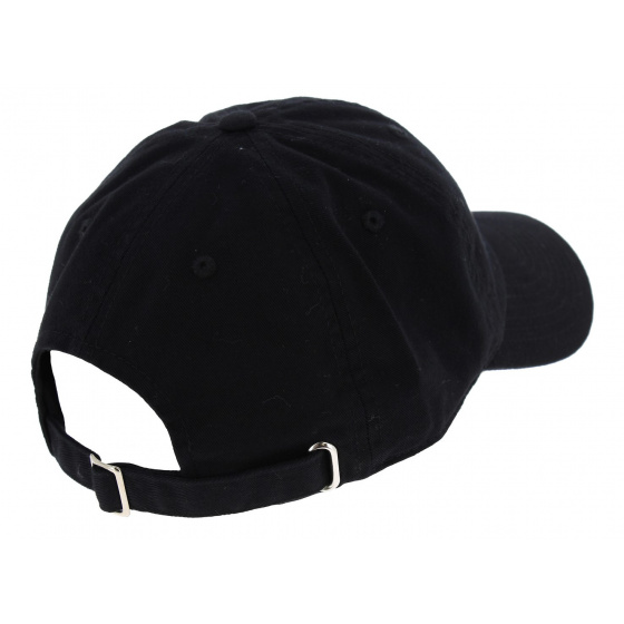 Hemp Cotton Black Strapback Cap - Kbethos Hemp Cotton Black Strapback Cap - Kbethos