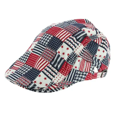 Lubbock Patchwork Cotton Adjustable Cap - Aussie Apparel Reference: 4745 | Traclet Hat Shop