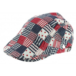 Lubbock Patchwork Cotton Adjustable Cap - Aussie Apparel