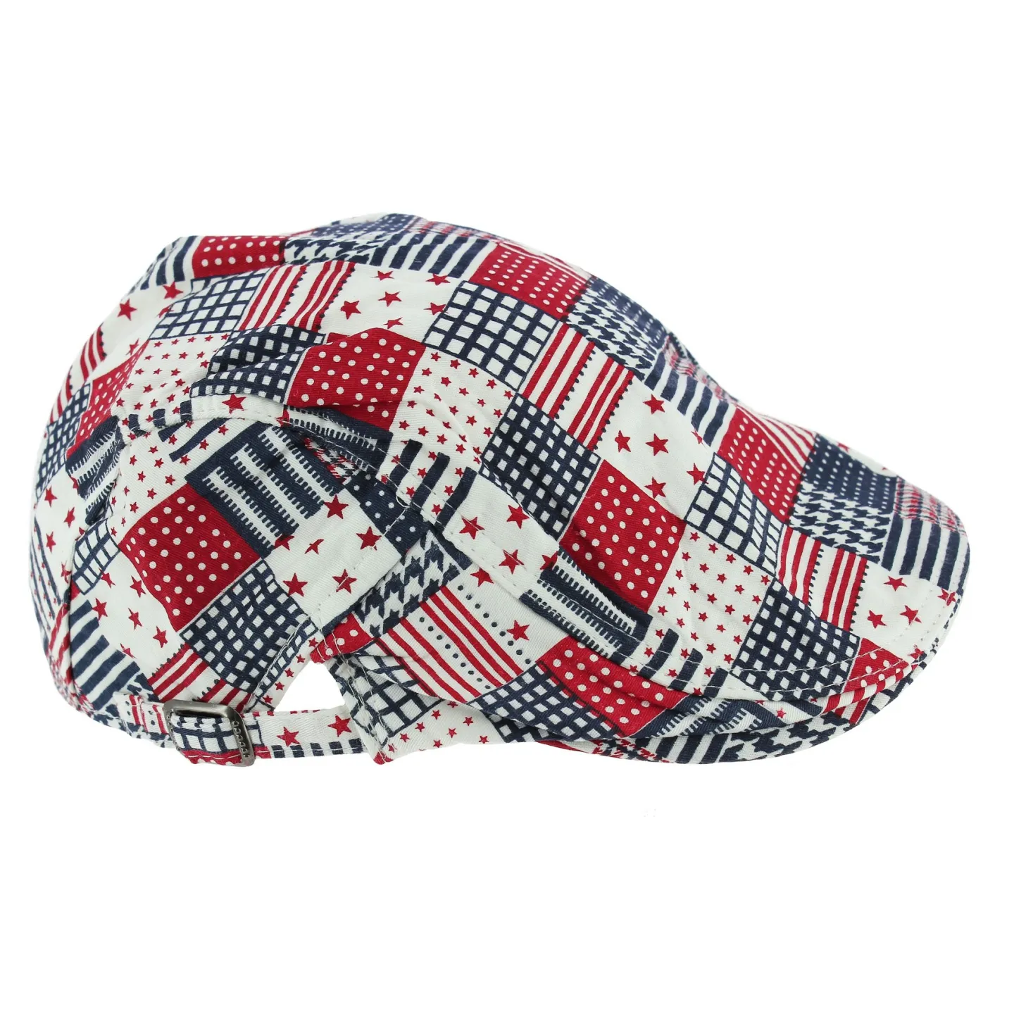 Casquette Réglable Lubbock Patchwork Coton - Aussie Apparel Reference : 4745 | Chapellerie Traclet