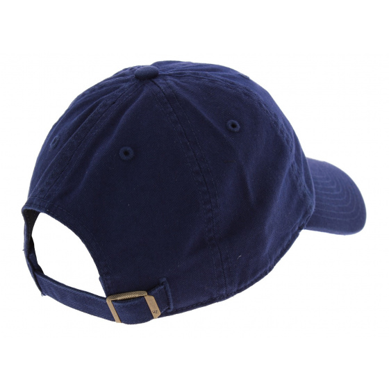 Navy Cotton Blank Strapback Baseball Cap - 47 Brand