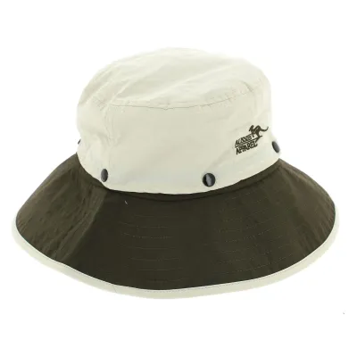 Chapeau Traveller Jungle Anti-Uv Nylon Bicolore - Aussie Apparel Reference : 7593 | Chapellerie Traclet
